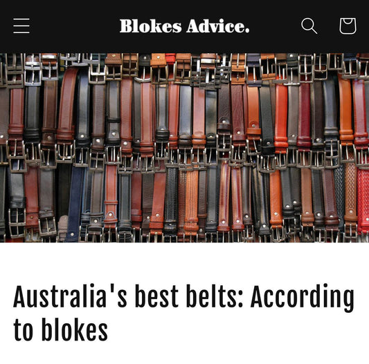 Australia's best belts: According to blokes - Anvil Hide