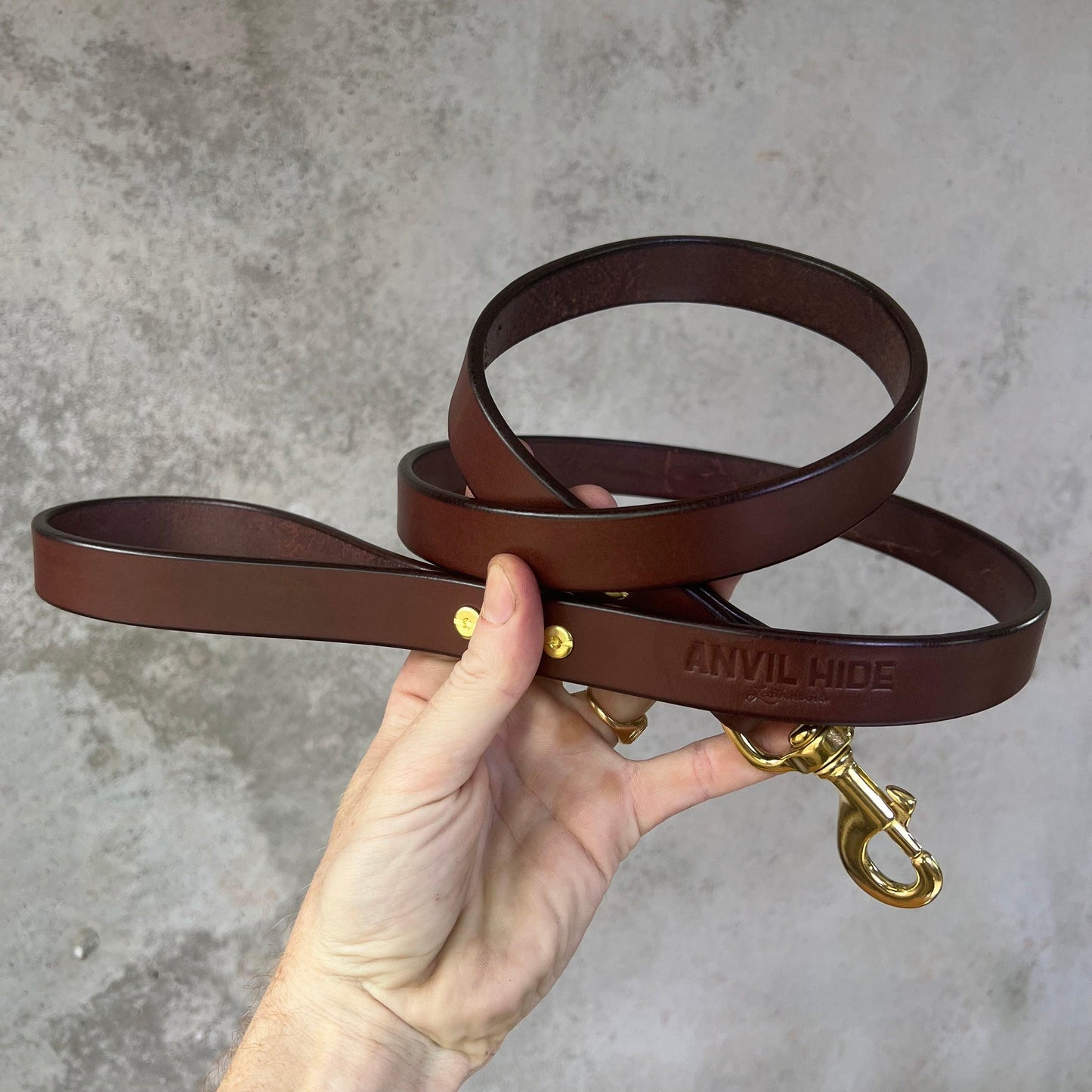 Dog Lead - Anvil Hide
