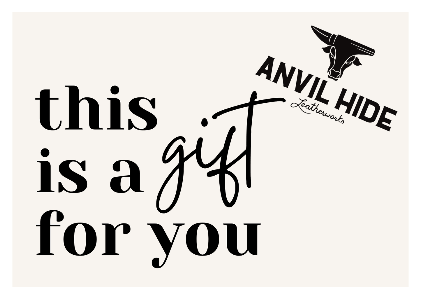 Anvil Hide Gift Card - Anvil Hide