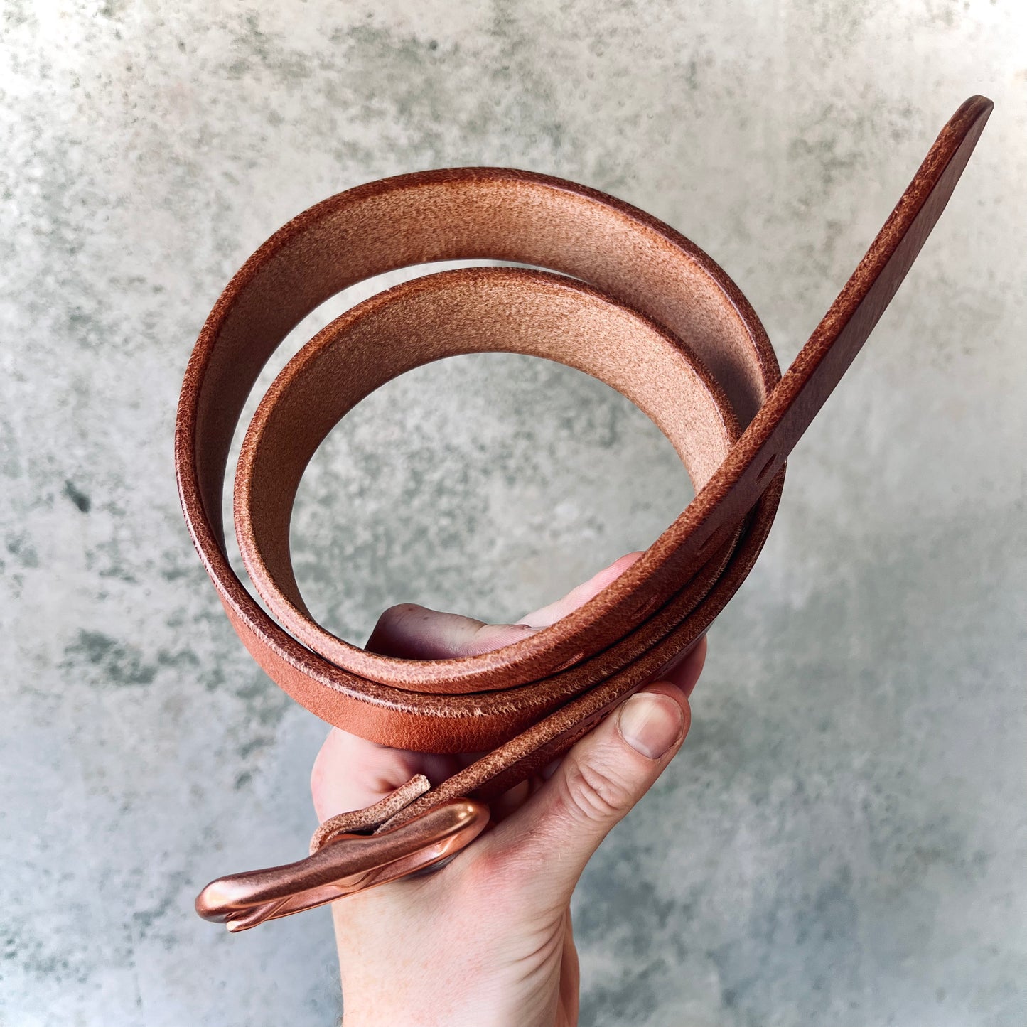 The Patina King Belt - Anvil Hide