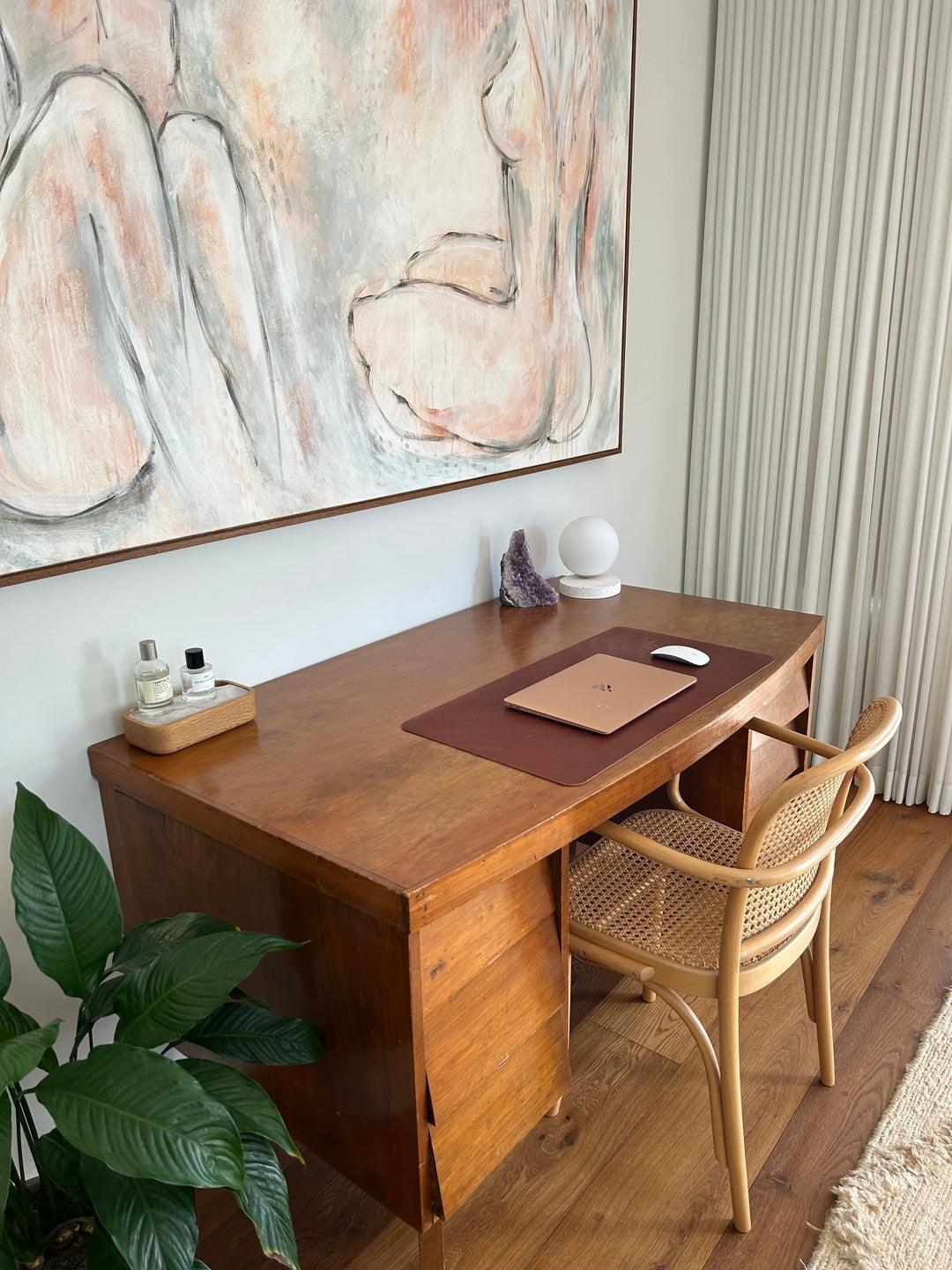 Leather Desk Mats - Anvil Hide