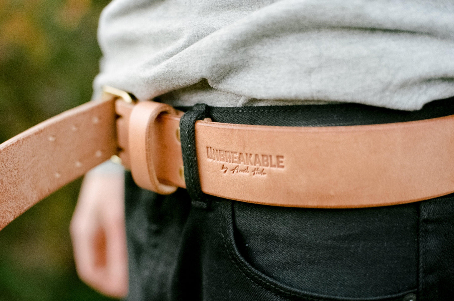 The Unbreakable Belt - The Original - Old World Tan (Hermann Oak tannery)