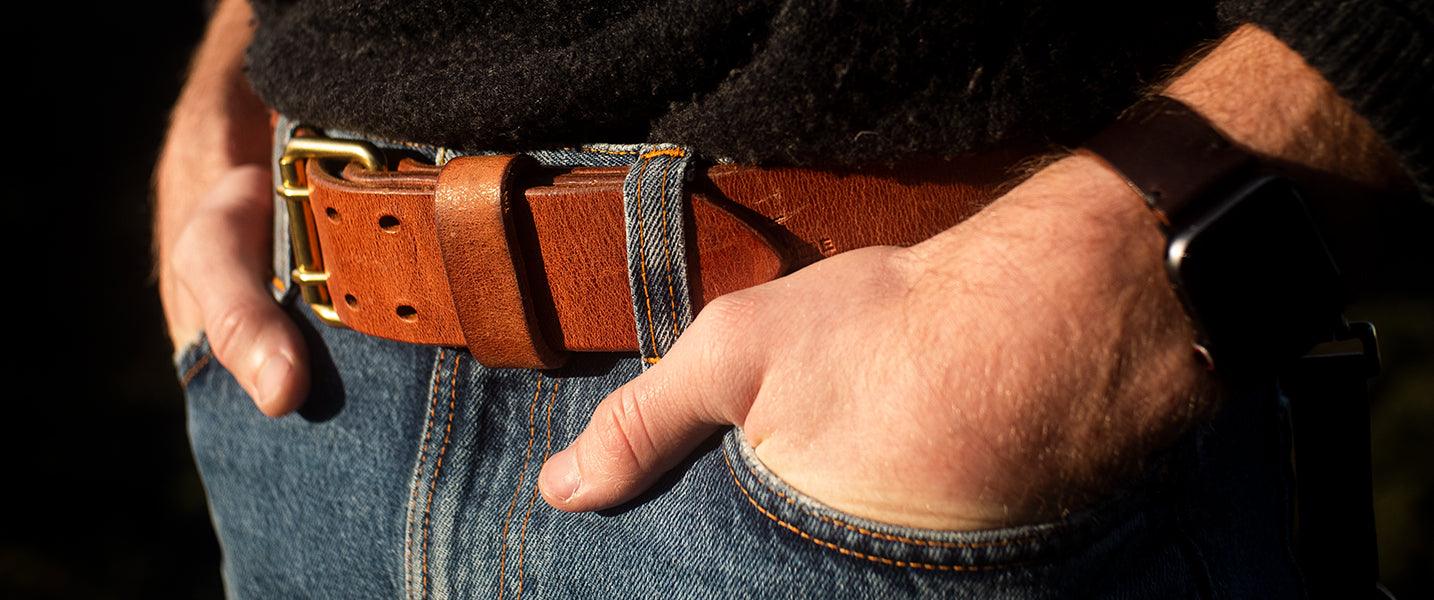 The Unbreakable Belt - The Original - Old World Tan (Hermann Oak tannery)