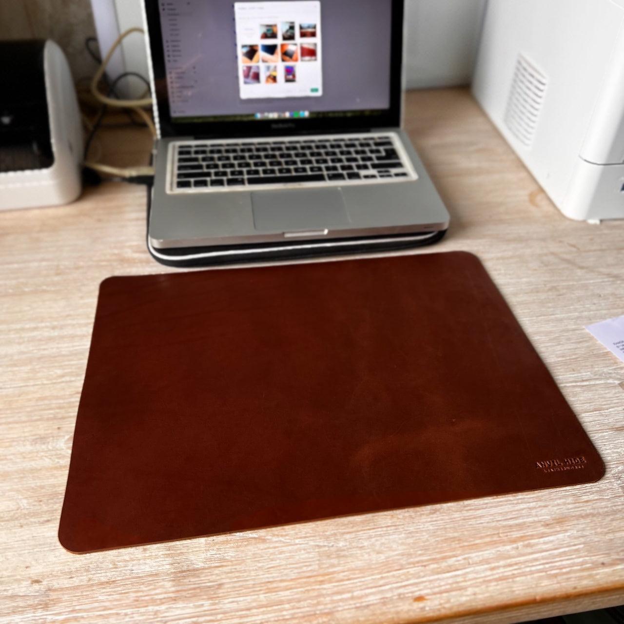 Leather Desk Mats - Anvil Hide