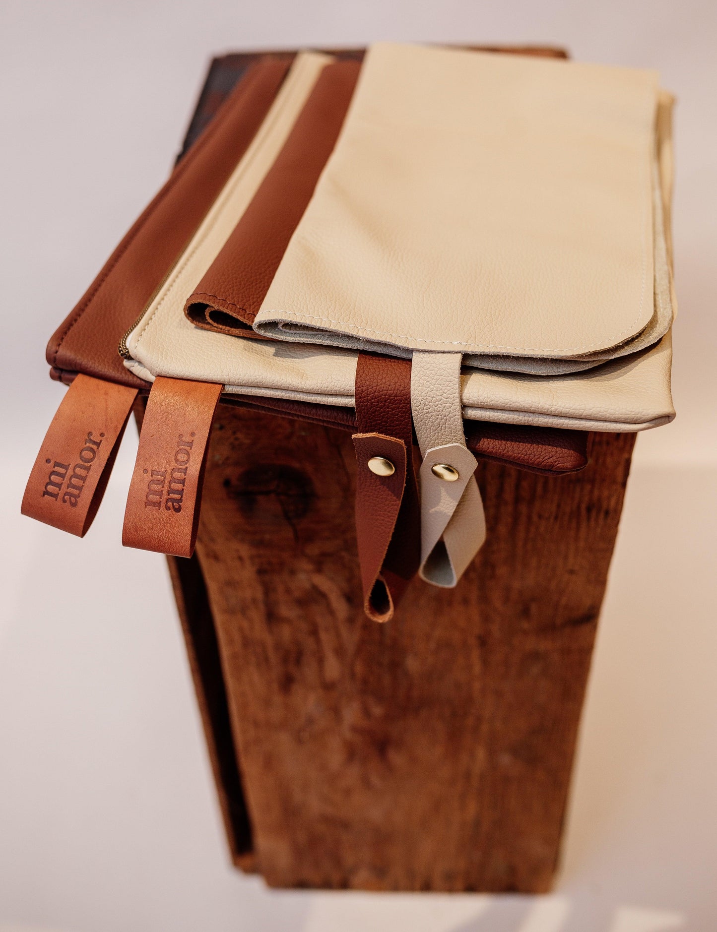Baby Change Mat and Clutch - Anvil Hide