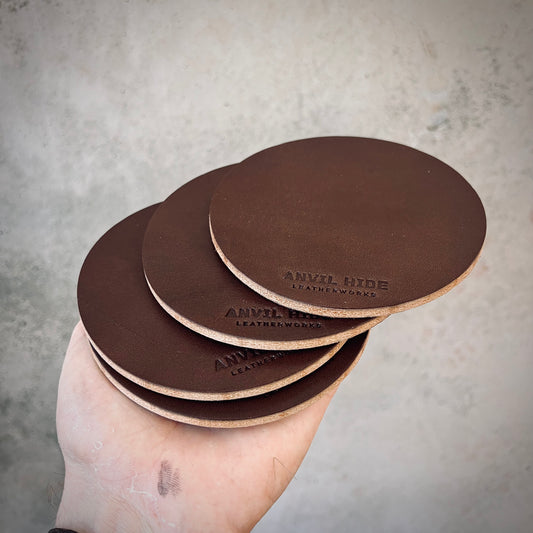 Coasters (Thick + extra large) - Anvil Hide