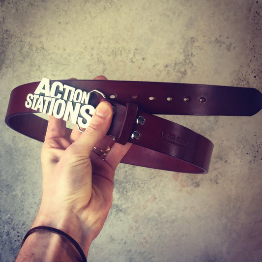“Bring your own buckle” belt - Anvil Hide