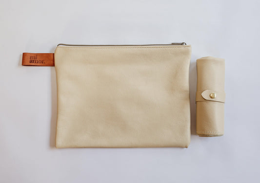 Baby Change Mat and Clutch - Anvil Hide