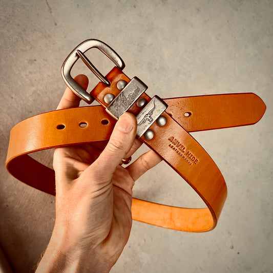 “Bring your own buckle” belt - Anvil Hide