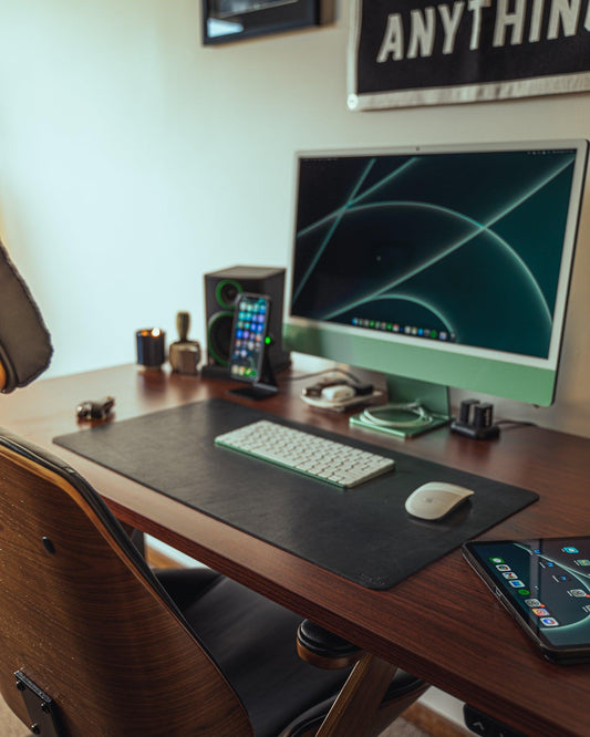 Leather Desk Mats - Anvil Hide