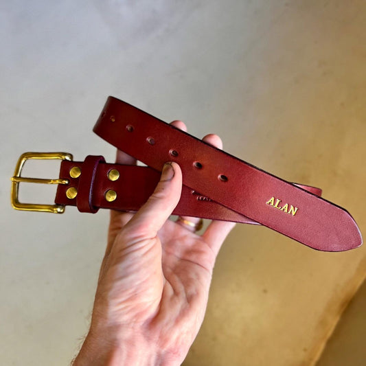 Add custom embossing to your product - Anvil Hide