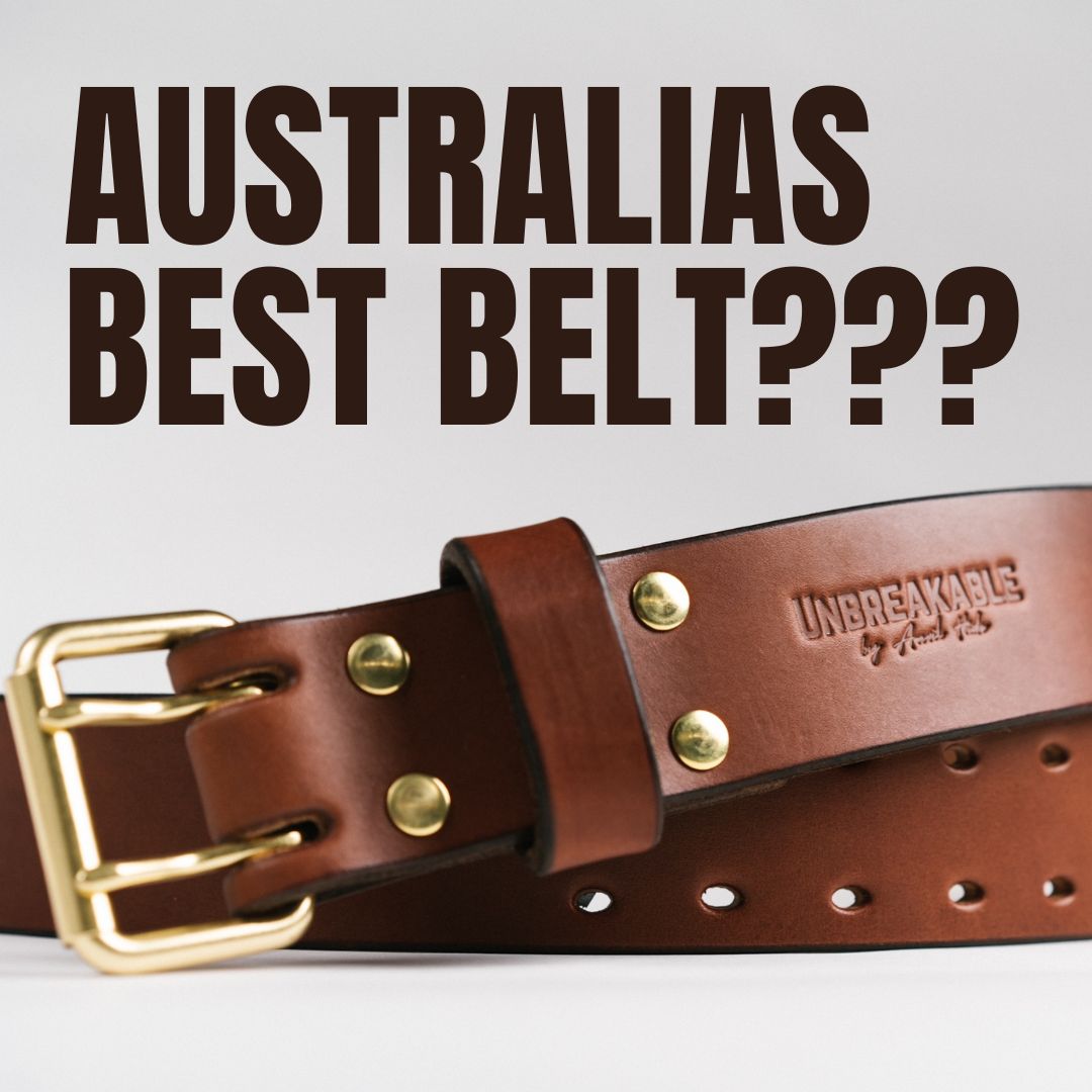 Vintage Metal Belt Buckle R. M. Williams Australia Thick 