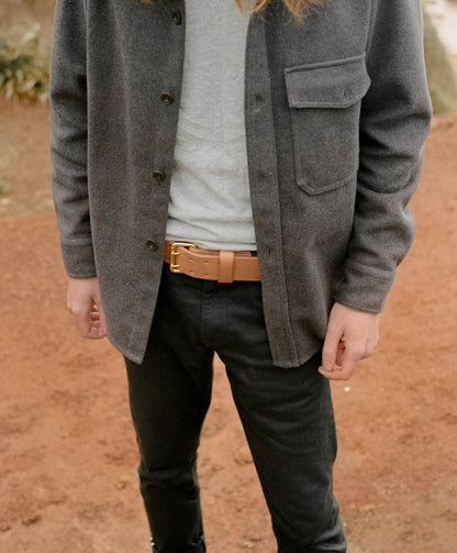 The Unbreakable Belt - The Original - Old World Tan (Hermann Oak tannery)