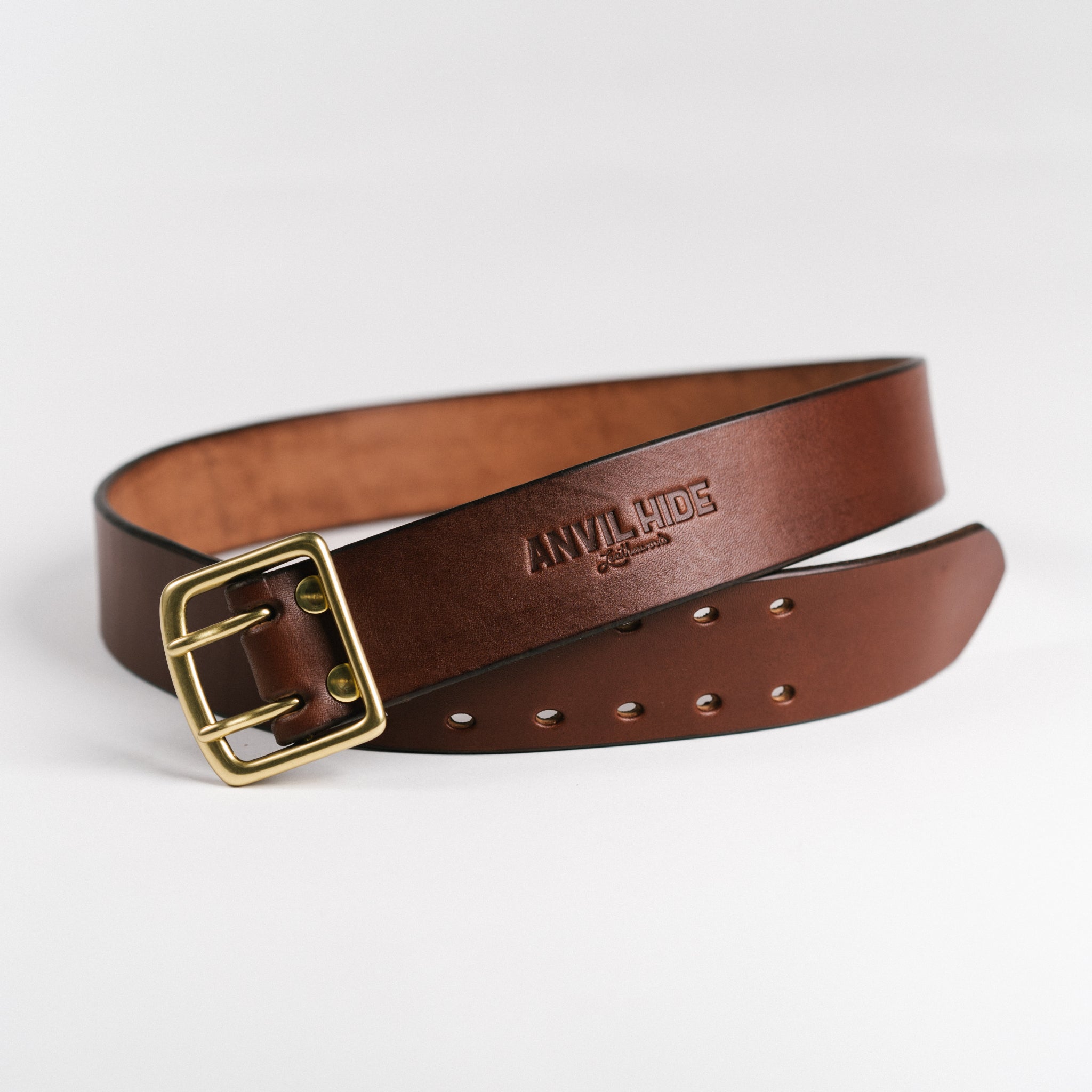 The Wide Belt | Tanned Bridle Wide Leather Belt – Anvil Hide
