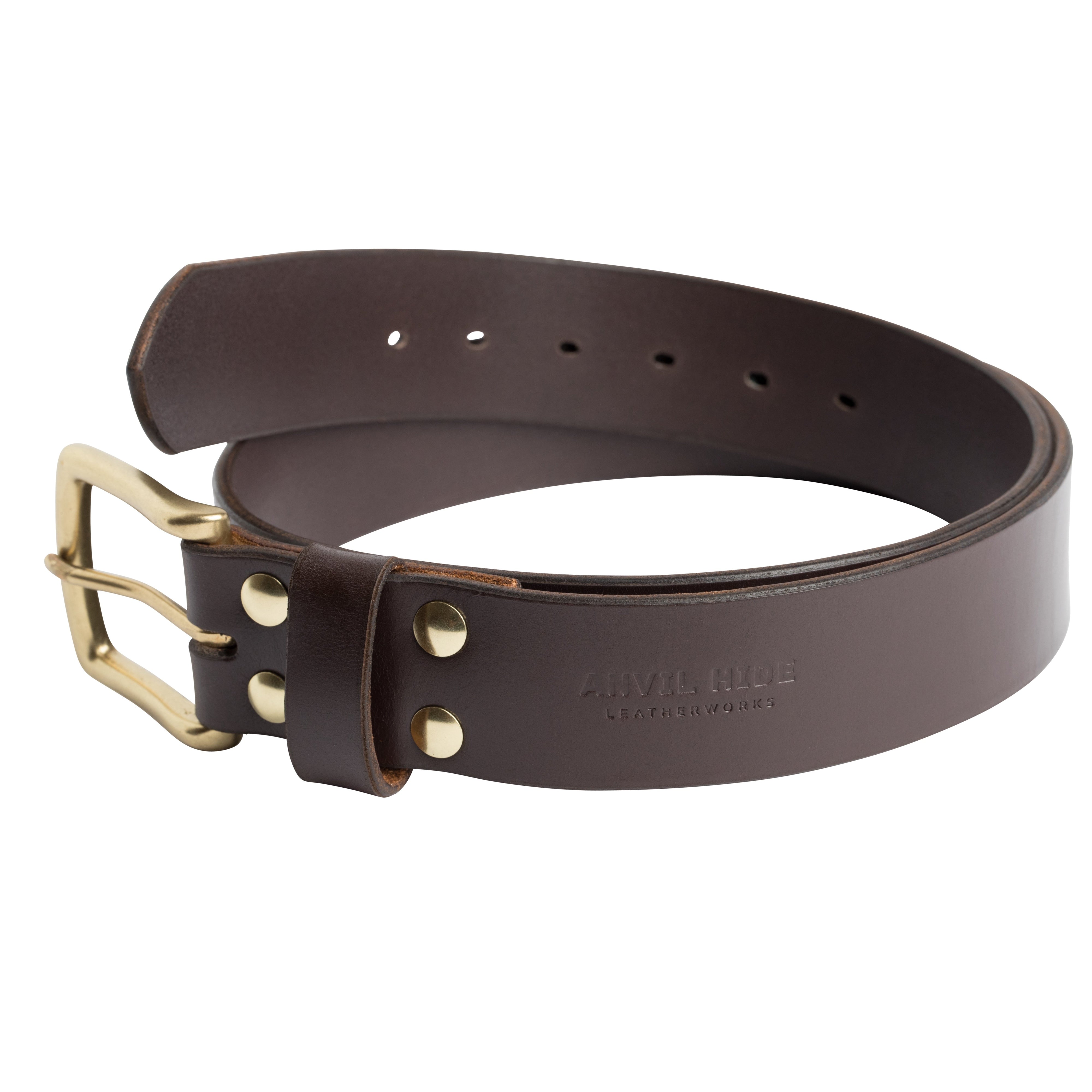 The Everyday Belt | Bridle Leather | 38mm width. – Anvil Hide