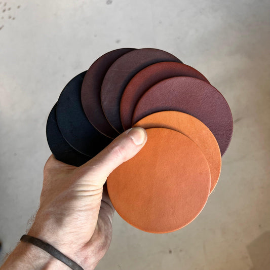 Coasters (Thick + Unbranded) - Anvil Hide