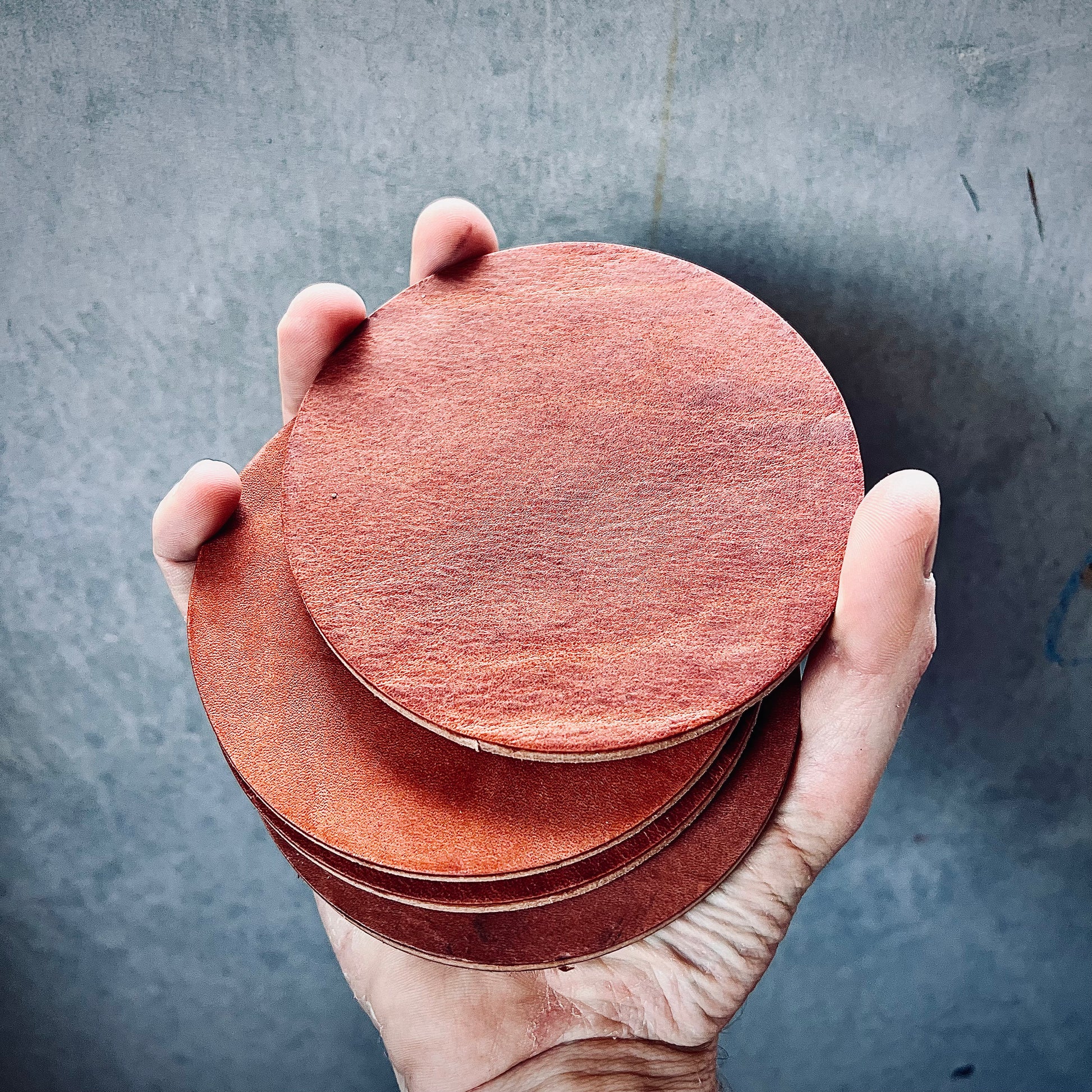 Coasters (Thick + extra large) - Anvil Hide