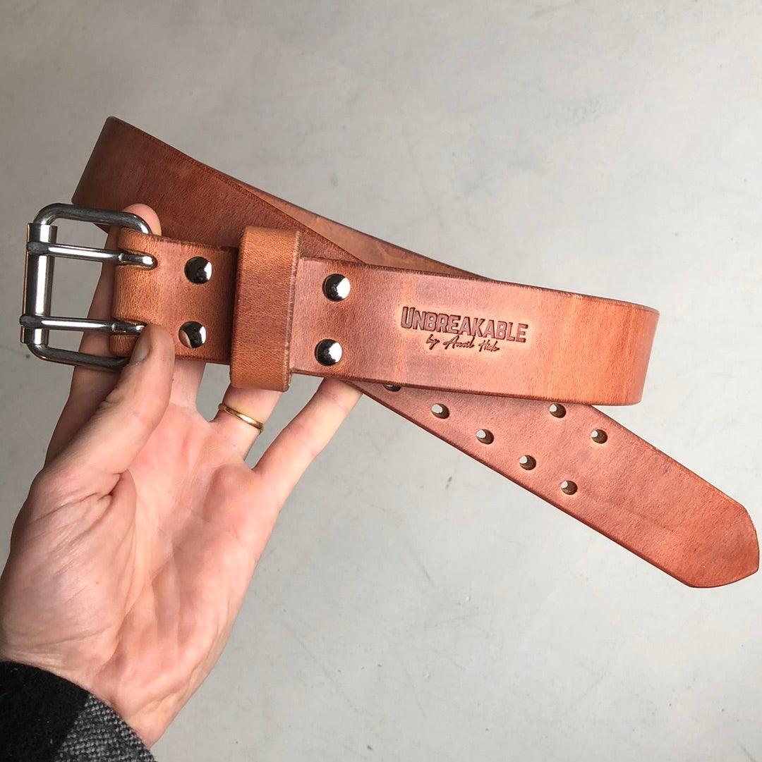 The Unbreakable Belt - The Original - Old World Tan (Hermann Oak tannery)